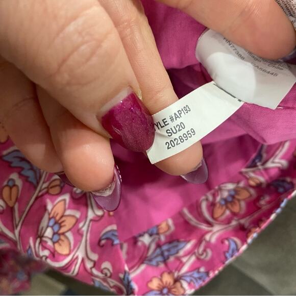 J.Crew Nicola Embroidered Pink Long Sleeve Cotton Tassel Romper AP193 Size 4 - Picture 12 of 13